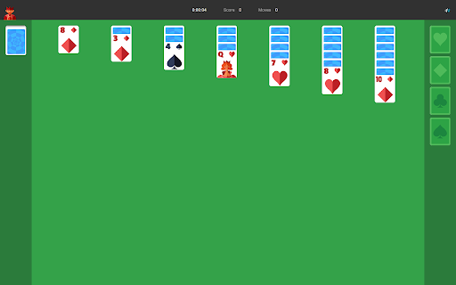 Doodle Solitaire Game Google Chrome screenshot