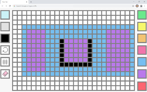 Pixel Art Paint Game screenshot