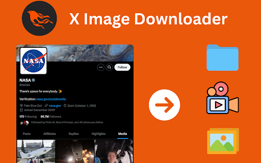 X Image Downloader - Twitter Image / Video Downloader screenshot