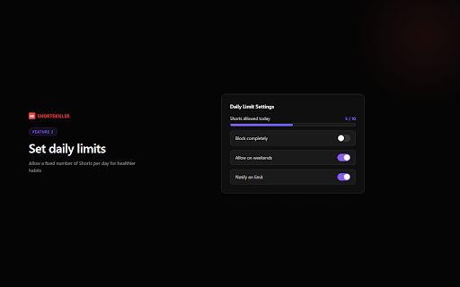 YouTube Shorts Blocker - ShortsKiller screenshot