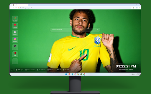 Neymar Wallpaper – Football Star Backgrounds screenshot