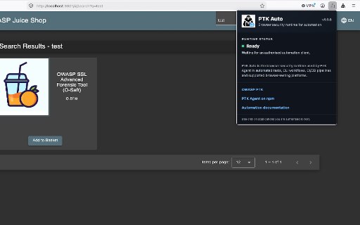 OWASP Penetration Testing Kit Automation screenshot