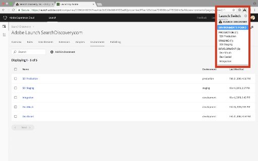 Launch and DTM Switch screenshot