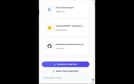 Bookmark Sync screenshot
