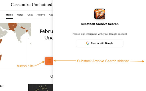 Substack Archive Search - Substack Post Indexer screenshot