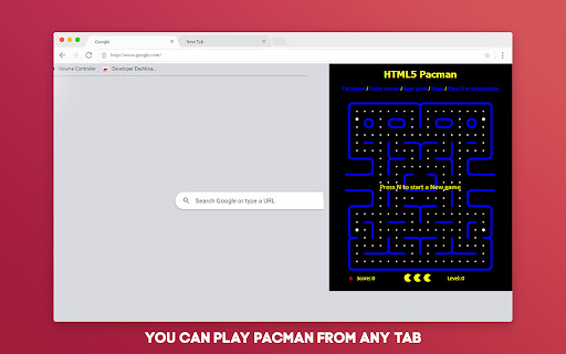 Pacman Game Offline for Google Chrome screenshot