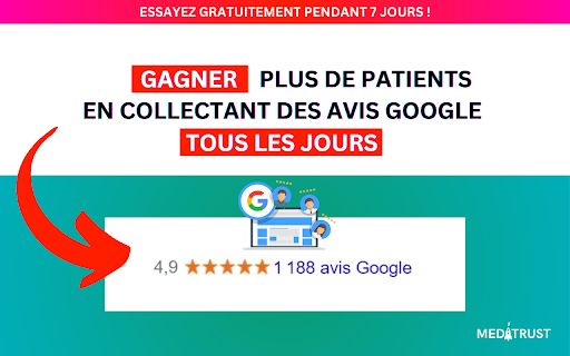 Meditrust: Expérience patient agenda screenshot