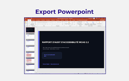 Audit WCAG 2.2 screenshot
