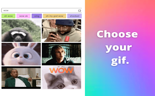 Unicat - LinkedIn GIF comment picker screenshot