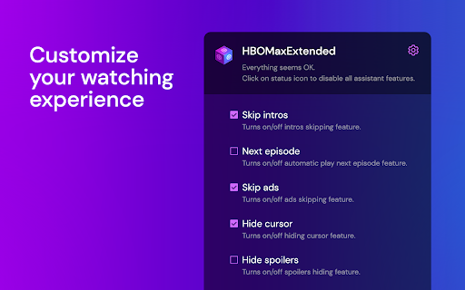 HBO Max Extended: tools to fix HBO [QVI] screenshot