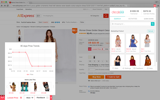 AliSaver - AliExpress Shopping and Cashback screenshot