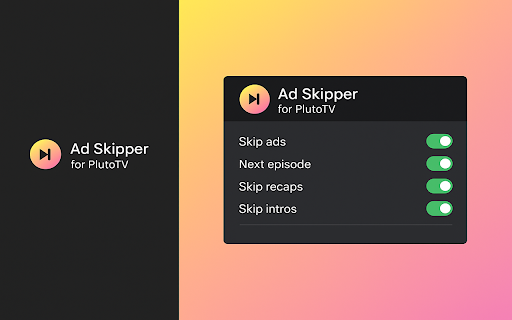 Ad Skipper for Pluto TV [QVI] screenshot