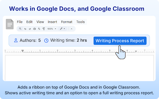 Process Feedback - Writing Process Reports for Google Docs screenshot