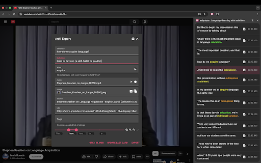 asbplayer: Language-learning with subtitles screenshot