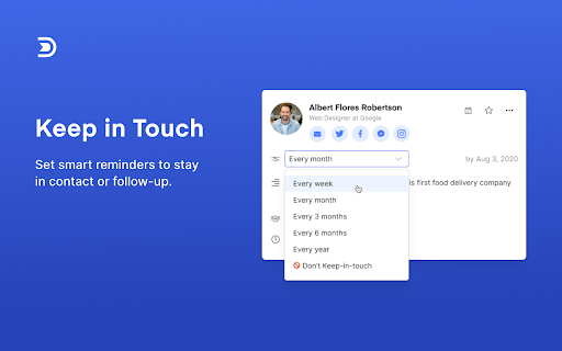 Dex - Personal CRM & Contacts screenshot