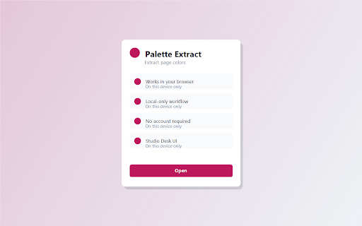 Palette Extract screenshot