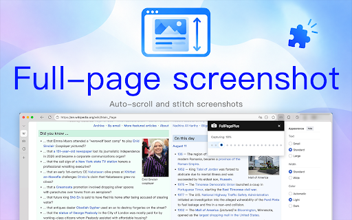 FullPagePlus - Full Page Screenshot Tool Go Full Page screenshot