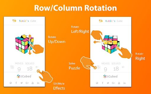 Colorful Rubik's Cube screenshot