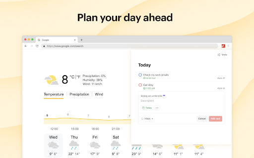 Todoist for Chrome: Planner & Calendar screenshot