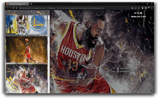 Basketball Wallpaper New Tab - 4K Wallpaper screenshot