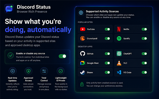 Discord Status screenshot