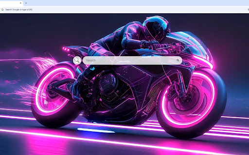 Cyberpunk Motorcycle Live Wallpaper screenshot