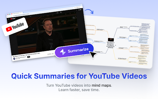 Mapify - AI Summarizer & Mind Map Generator for YouTube, PDFs, and Webpages screenshot