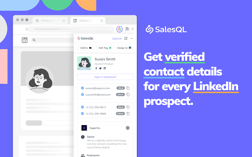 SalesQL - B2B Email Finder screenshot