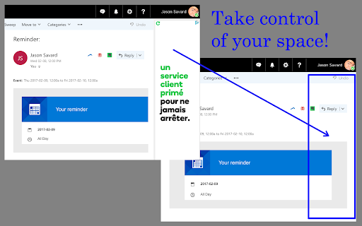 Webmail Ad Blocker screenshot