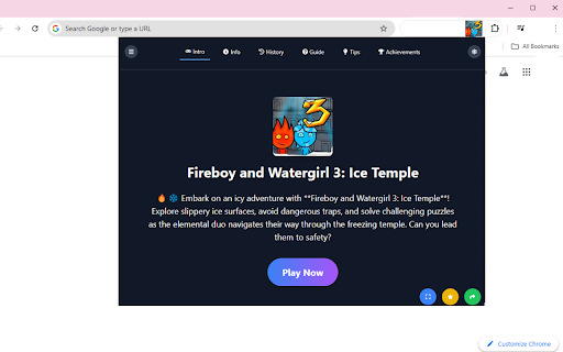 Fireboy and Watergirl 3 - Ice Temple screenshot