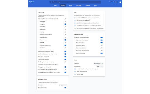 SPOI Options screenshot