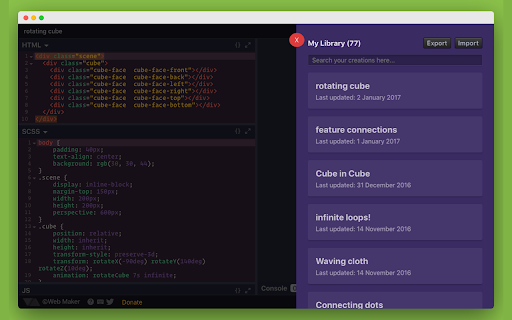 Web Maker screenshot