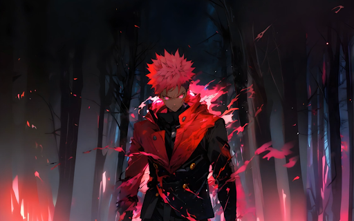 Yuji Itadori from Jujutsu Kaisen Live Wallpaper screenshot