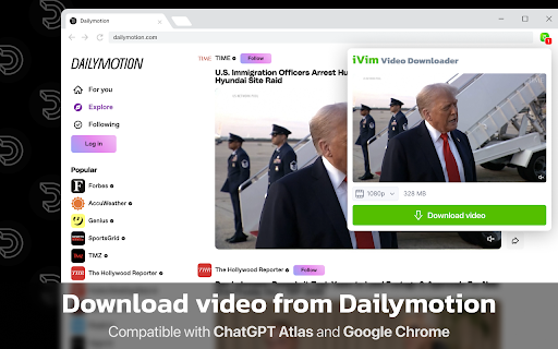 Video Downloader for Atlas & Chrome screenshot