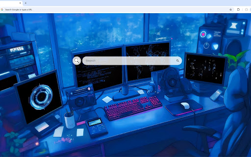 Hacker Station Live Wallpaper screenshot