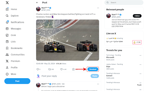 TweetGrab - Save videos from twitter screenshot