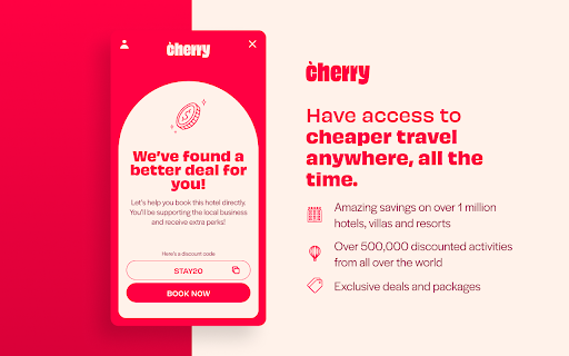 Join Cherry - Stop Overpaying for Hotels screenshot