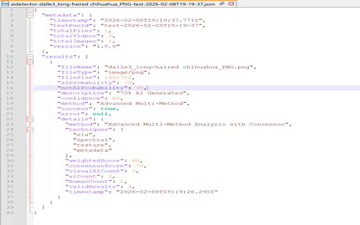 AIDetector - AI Content Detection screenshot