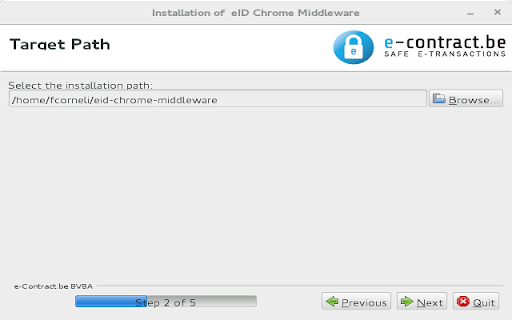 eID Chrome Extension screenshot