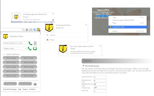 PocketiTel Cloud Extension screenshot