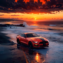 Red Mustang Live Wallpaper icon