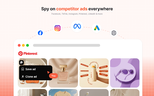 Promer: Save, Clone & Create AI Ad Creatives screenshot