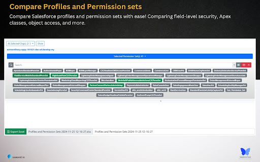 Salesforce Tool Suite screenshot