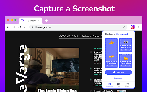 Screen capture and recorder - Screenshot Tool screenshot