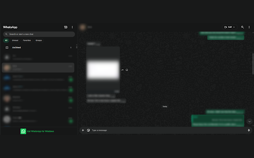Privacy Blur for WhatsApp screenshot