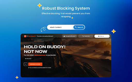 Porn / Adult Blocker, Block Sites - BlockerX screenshot