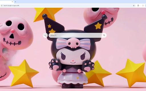 Kuromi Pink Live Wallpaper screenshot