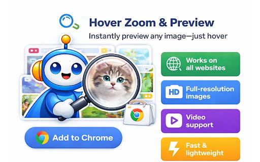 Hover Zoom & Preview screenshot