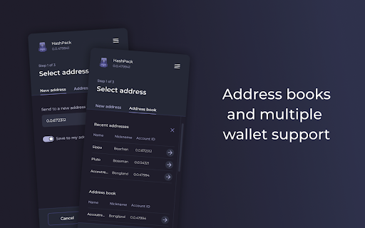 Hashpack screenshot