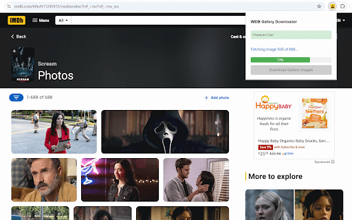 IMDB Gallery Downloader screenshot